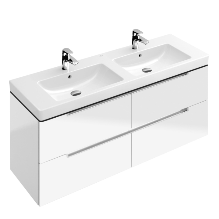 Villeroy&Boch Subway 2.0 Раковина 80x47 см, 1 отв., с переливом, с антигрязевым покрытием CeramicPlus, цвет: белый