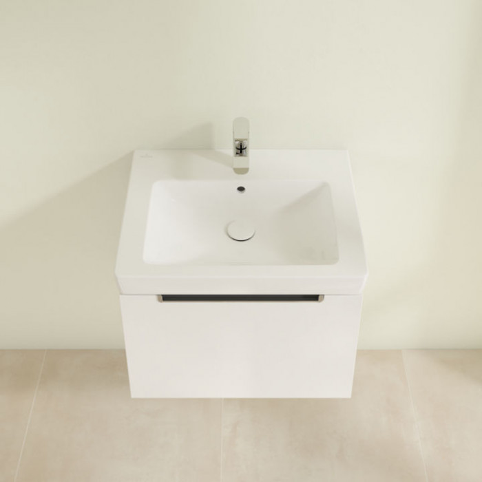 Villeroy&Boch Subway 2.0, Тумба под раковину, подвесная, размер 58.7x42x45.4см., цвет: белый