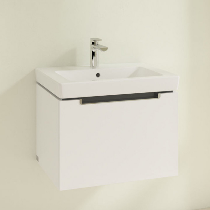 Villeroy&Boch Subway 2.0, Тумба под раковину, подвесная, размер 58.7x42x45.4см., цвет: белый