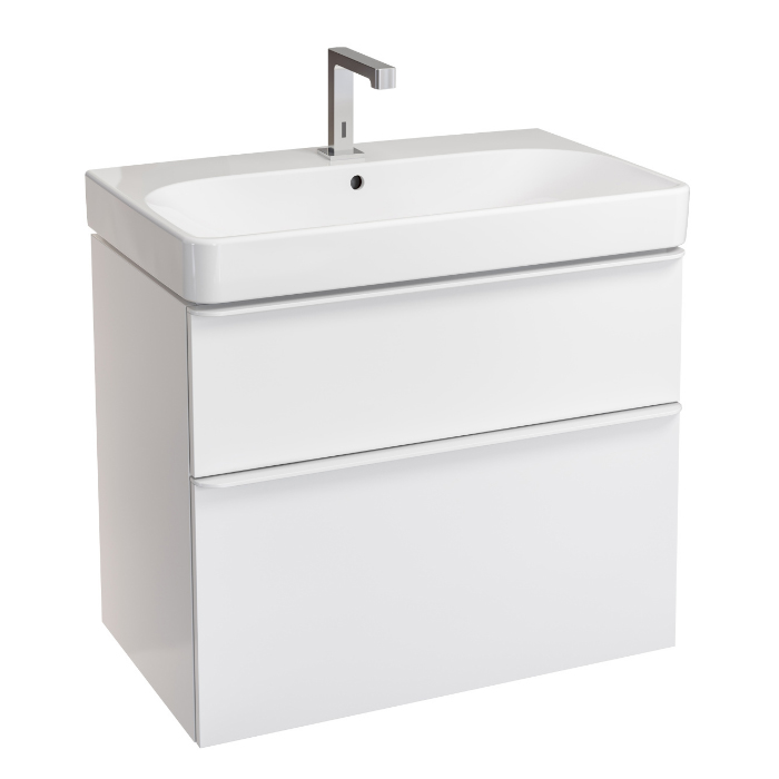 Geberit Smyle Square Тумба под раковину 73x61см., подвесная, цвет: белый