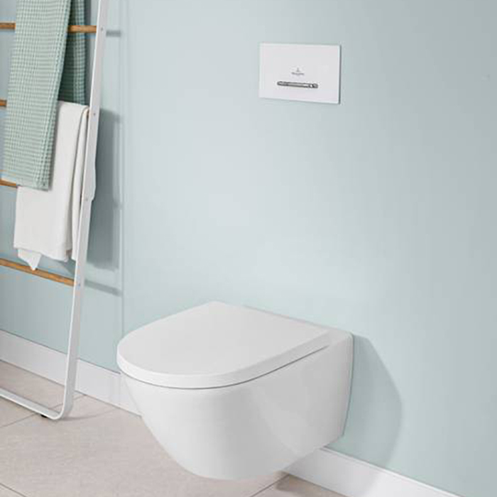 Villeroy&Boch Subway 3.0 Унитаз 37х56х36см., подвесной, TwistFlush, AntiBac, CeramicPlus, цвет: альпийский белый