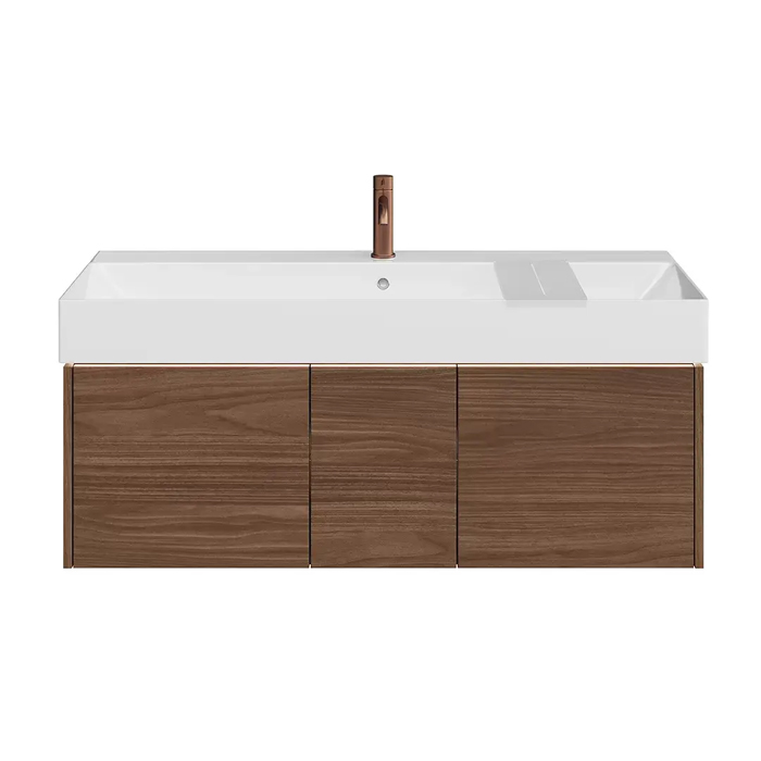 Kerama Marazzi Grande Тумба 120х47х37.3см., подвесная, 3 ящика, цвет: структурированный орех