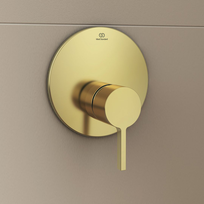 Ideal Standard Joy Смеситель для душа, встраиваемый, цвет: PVD Brushed Gold (Шлифованное Золото)