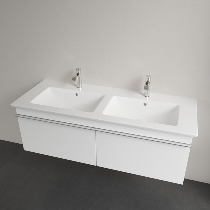 Villeroy&Boch Venticello Раковина 130х50 см, 2 отв., с переливом, цвет: белый