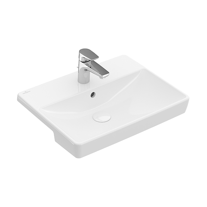 Villeroy&Boch Avento Раковина 55х44 см, 1 отв., с переливом, цвет: белый