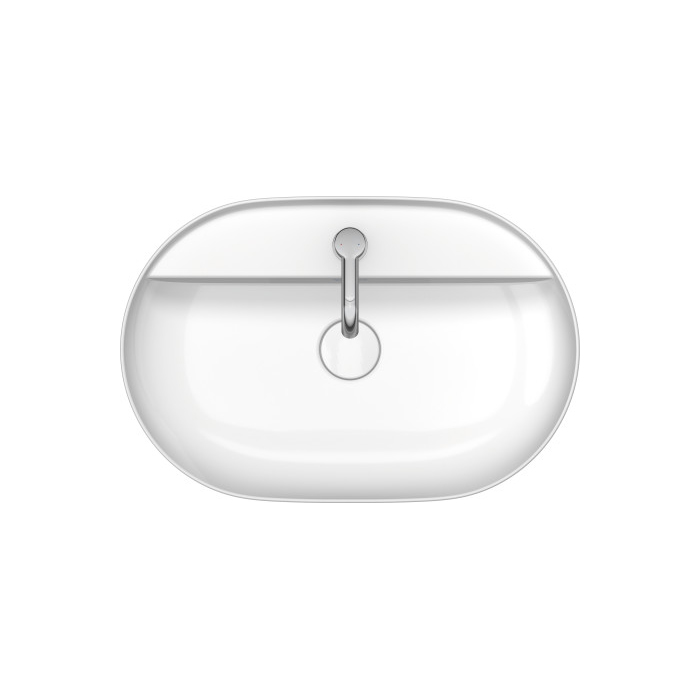 Duravit Luv Раковина 60x40 см, на столешницу, 1 отв., без перелива, цвет: белый