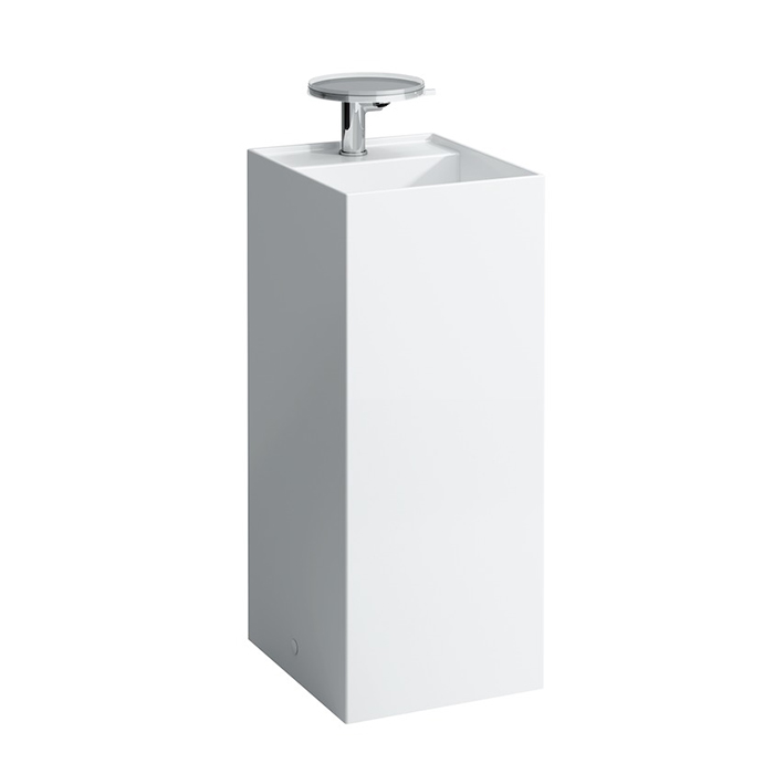Laufen Kartell Раковина 37.5x43.5x90 см, 3 отв., без перелива, цвет: белый