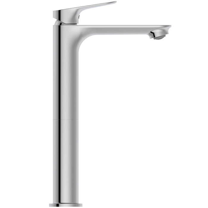 Ideal Standard Ceralife O Смеситель для раковины, на 1 отв., H24см., высокий, технология BlueStart, цвет: хром