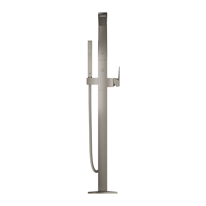 Grohe Allure Brilliant Смеситель для ванны, напольный, с ручным душем и шлангом 125см., цвет: темный гарфит матовый