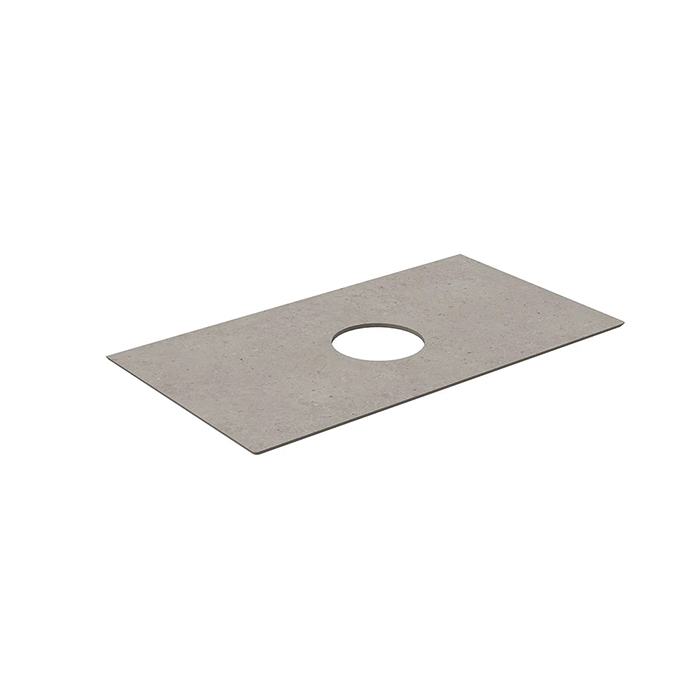 Kerama Marazzi Magica Столешница 90см., из керамогранита, для накладных раковин Риккарди, без отв., цвет: серый матовый