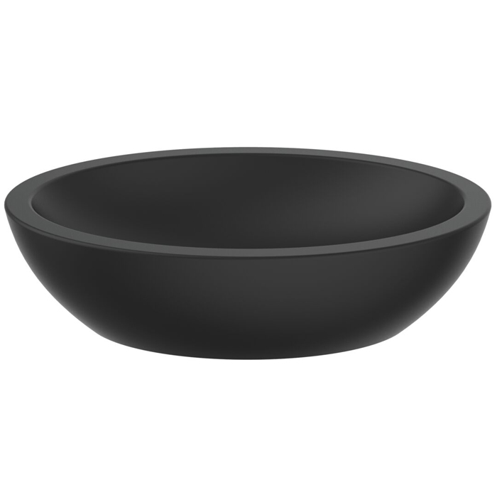 Ideal Standard Strada O Раковина накладная 60x42см., без отв., без перелива, с донным клапаном, цвет: черный матовый