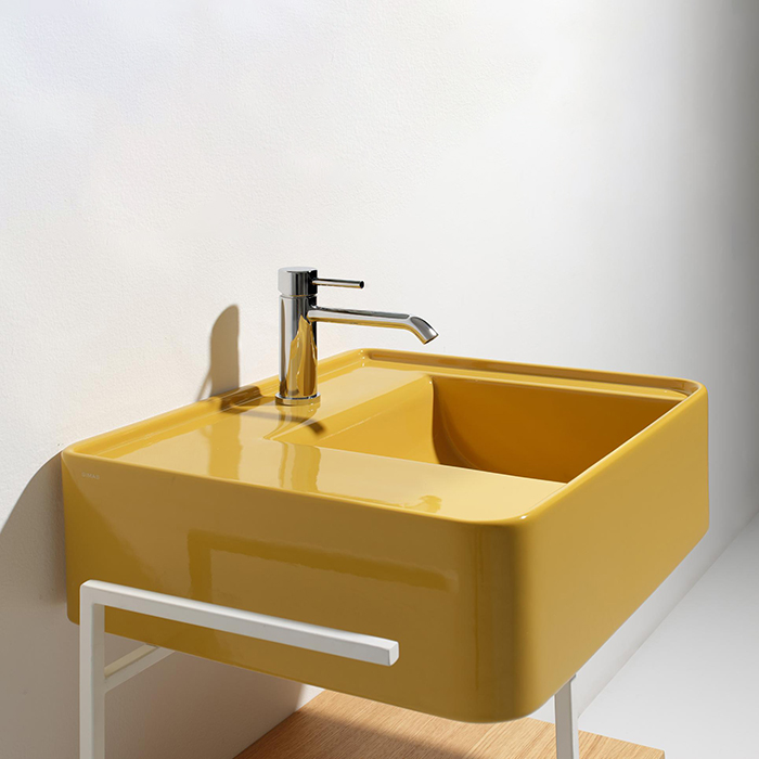 Simas Ratio  Раковина чаша подвесная 55x46xh18 см, с 1 отв. для смесителя, без перелива, цвет: narciso