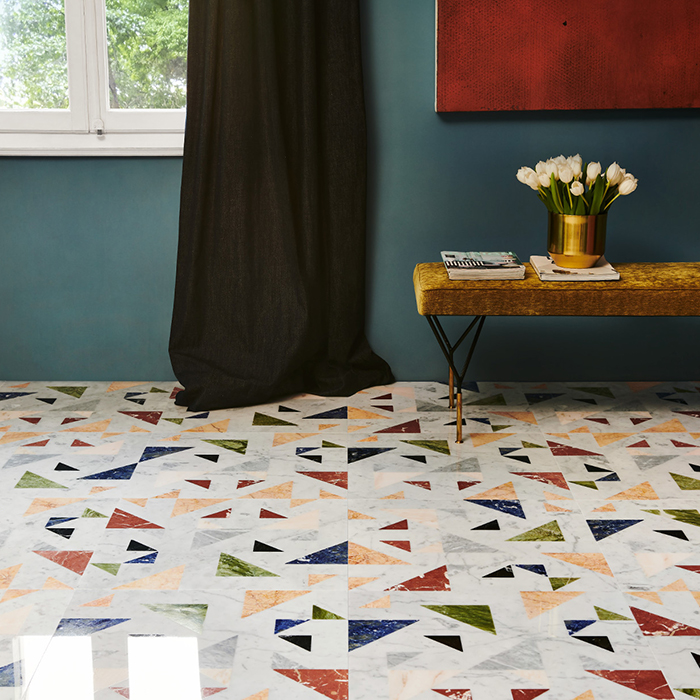 Lithos Design Opus Натуральный камень 60x60x1.8см, универсальный, материал: мрамор carrara ghiaccio
