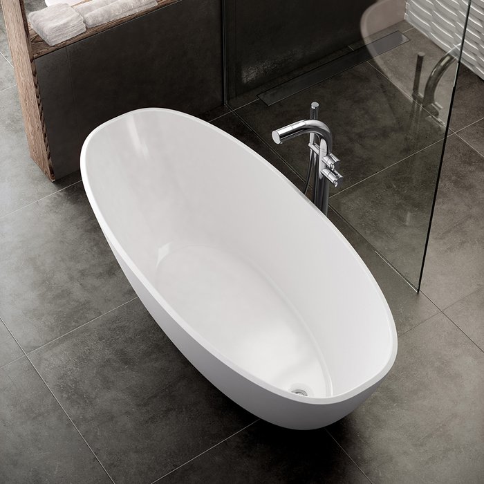 Victoria + Albert Mozzano Ванна 164.5х74.1х50.2см., цвет: белый