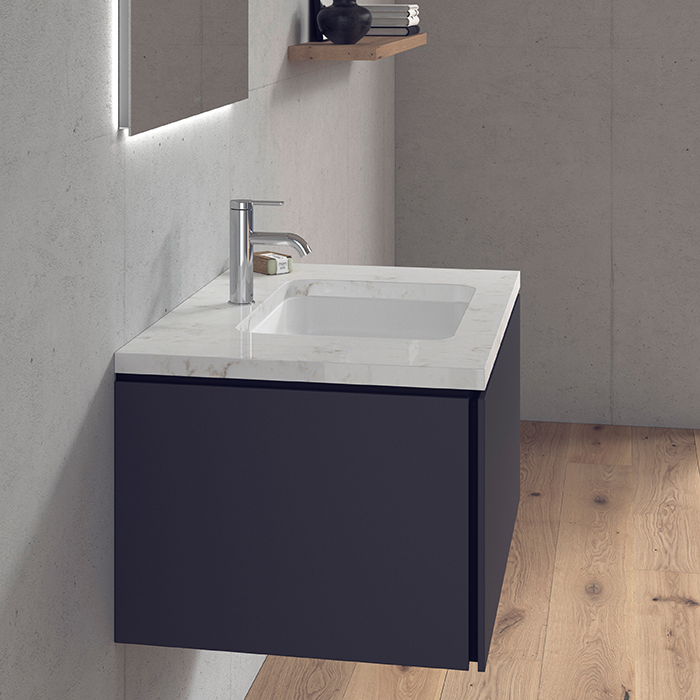 Duravit Happy D.2 Раковина встраиваемая 48х34.5 см, без отв. с покрытием WonderGliss, цвет: белый