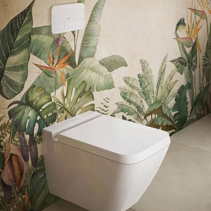 Villeroy&Boch ViConnect Kлавиша двойного смыва, цвет: хром