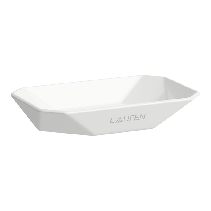Laufen Home collection Керамическая мыльница 13х8.5см TRIO DISH, цвет: белый