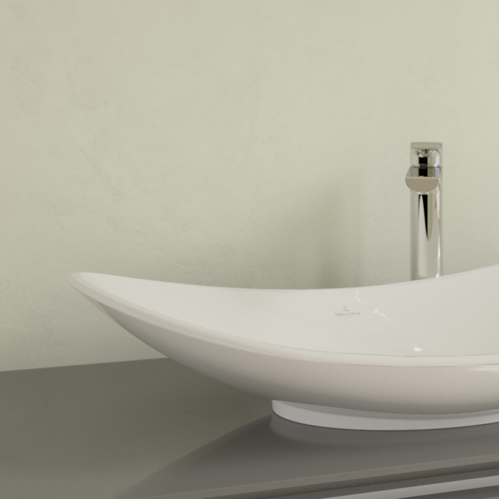 Villeroy&Boch My Nature Раковина 81х41 см, без отв., без перелива, с антигрязевым покрытием CeramicPlus, цвет: белый