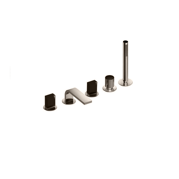 Fantini Venezia In Смеситель для ванны, набортный, 5 отв., излив 160 мм ...