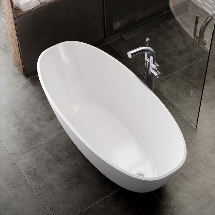 Victoria + Albert Mozzano Ванна 164.5х74.1х50.2см., цвет: белый