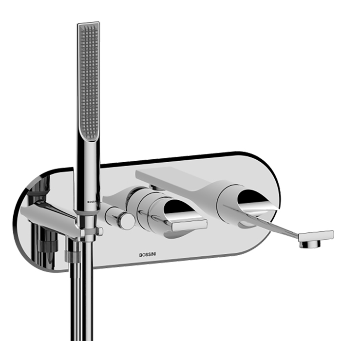 Bossini Apice Смеситель для ванны встраиваемый, однорычажный, с ручным ...