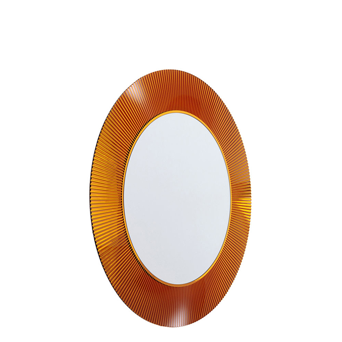 Laufen Kartell Зеркало круглое d=78см, настенное, со скрытой подсветкой, цвет: янтарь
