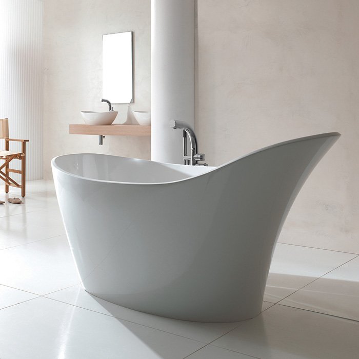 Victoria + Albert Amalfi Ванна отдельностоящая, 163х79см., цвет: белый