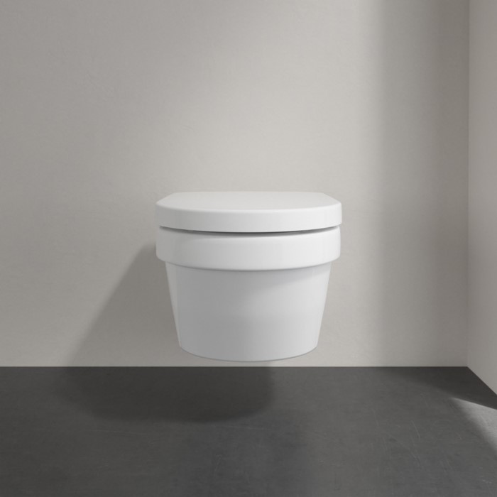 Villeroy&Boch Architectura Унитаз 37x53см., подвесной, безободковый, с гориз. выпуском, цвет: альпийский белый