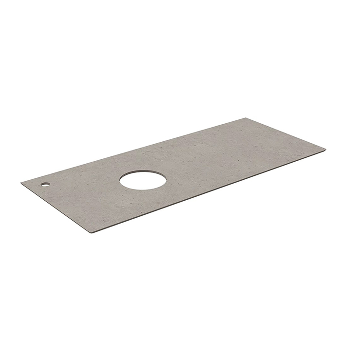 Kerama Marazzi Magica Столешница 120см., из керамогранита, для накладных раковин Риккарди, 1 отв., цвет: серый матовый