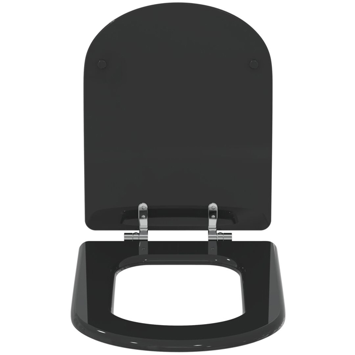Ideal Standard Calla Сиденье и крышка, с функцией плавного закрытия, материал - MDF, цвет: черное дерево