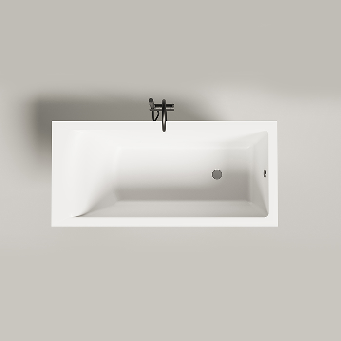 Salini Cascata Ванна 150x70x60см., встраиваемая, ножки, S-Sense, цвет: белый глянцевый