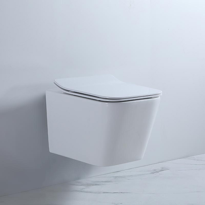 NEMO Унитаз 52x36см, подвесной, tornado, сиденье микролифт, цвет: белый глянцевый