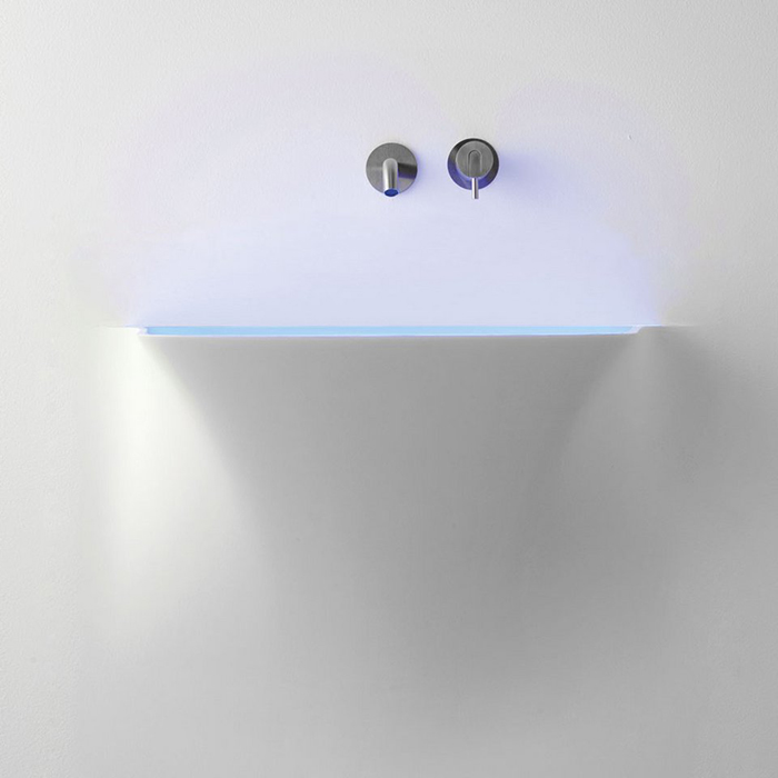 Antonio Lupi Soffio Раковина 86x56x77.5 см, без отв., с Led подсветкой, цвет: белый