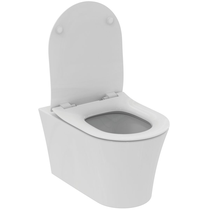 Ideal Standard La Dolce Vita Унитаз подвесной 54.5х36см., с сиденьем, технологией смыва AquaBlade®, цвет: белый