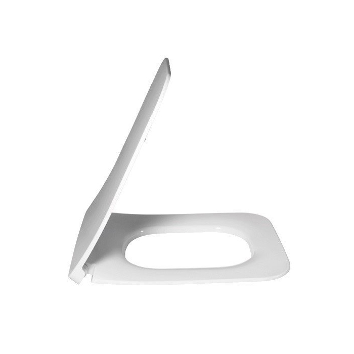 Villeroy&Boch Venticello Сиденье с крышкой для унитаза, с микролифтом, нерж. сталь, SlimSeat LINE, цвет: альпийский белый