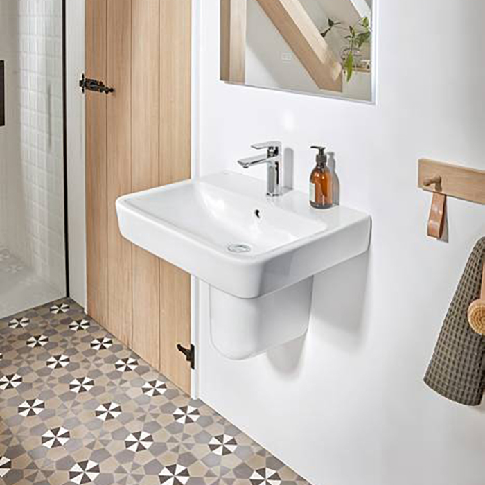 Villeroy&Boch O.novo раковина 60x46x17.5см., 1 отв., подвесная, с переливом, цвет: альпийский белый