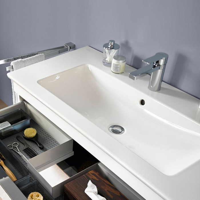 Villeroy&Boch Venticello Раковина 80х50 см, 1 отв., с переливом, с антигрязевым покрытием CeramicPlus, цвет: белый