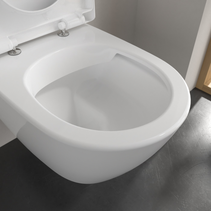 Villeroy&Boch Subway 2.0 Унитаз подвесной 37x56 см, безободковый, с антигрязевым покрытием CeramicPlus, цвет: белый