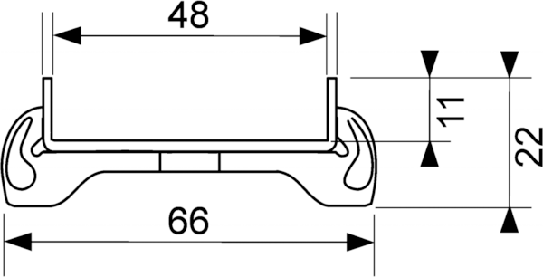 TECEdrainline Лоток 100см., "plate", цвет: нержавеющая сталь