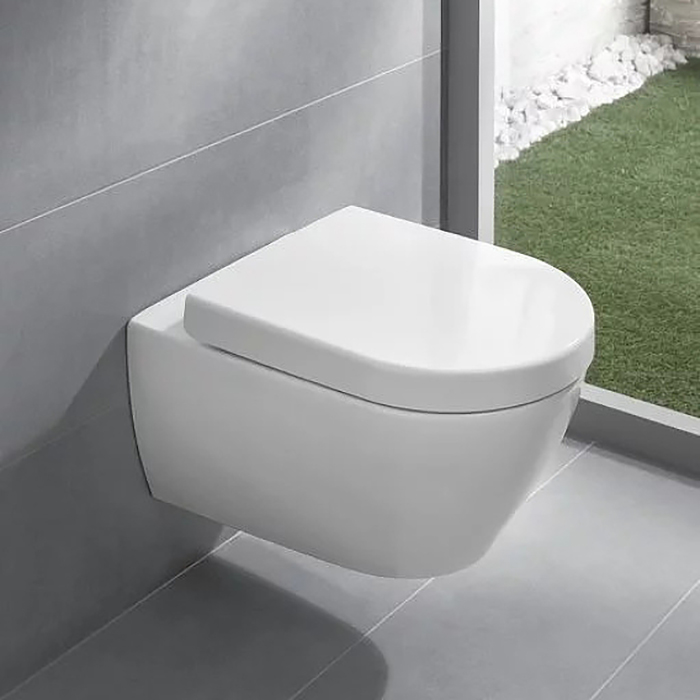 Villeroy&Boch Subway 2.0 Унитаз 37.5x36см., подвесной, с гориз. выпуском, цвет: альпийский белый