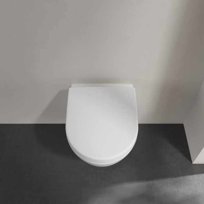 Villeroy&Boch Subway 2.0 Унитаз подвесной, 48х35.5см., Compact, с DirectFlush, с антигрязевым покрытием CeramicPlus, цвет: альпийский белый