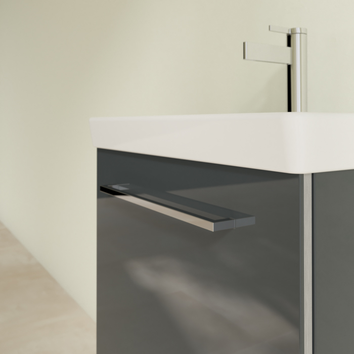 Villeroy & Boch Avento, Тумба с раковиной, подвесная, размер 53x51.4x35.2см., цвет: серый