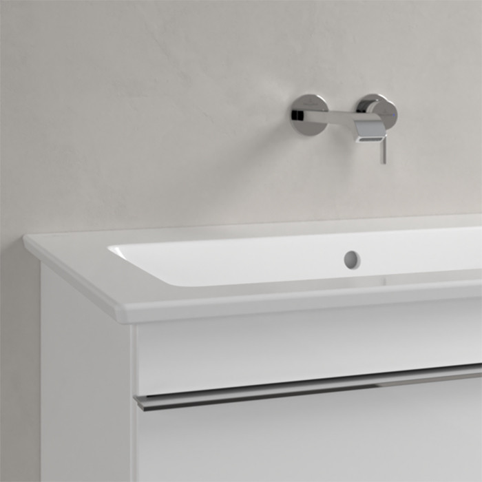 Villeroy&Boch Venticello Раковина 100x50см., подвесная/накладная, без отв., с переливом, цвет: альпийский белый