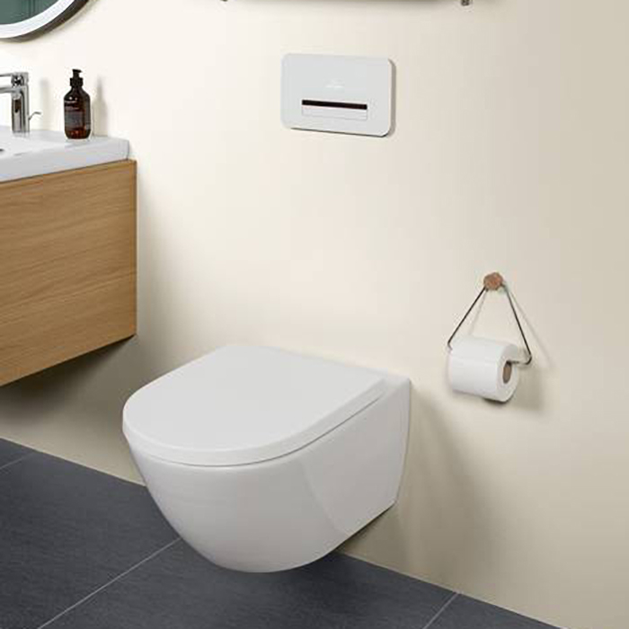 Villeroy&Boch Subway 3.0 Унитаз 37х56х36см., подвесной, TwistFlush, цвет: альпийский белый
