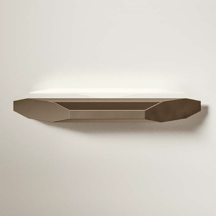 VITAGE milldue edition HILTON 07 Комплект мебели 90х55х31 см, подвесной, 2 раковины, зеркало, с подсветкой, цвет: стекло riso acidato
