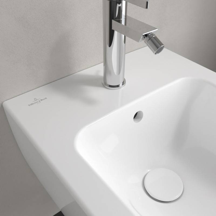 Villeroy & Boch Venticello Биде подвесное 56х37.5см., с антигрязевым покрытием CeramicPlus, цвет: альпийский белый