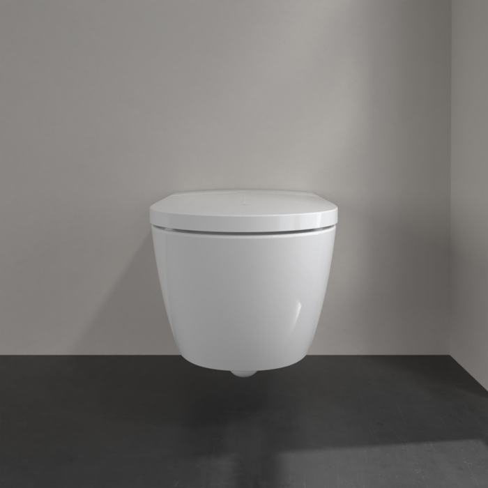 Villeroy&Boch ViClean-I 100 Унитаз-биде подвесной 38.5x59.5 см, безободковый, с антигрязевым покрытием CeramicPlus, цвет: белый