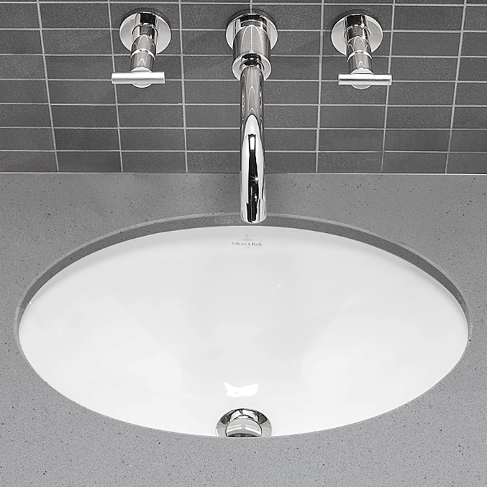 Villeroy&Boch Loop&Friends Раковина 56x37.5см., встраиваемая снизу, без отв., с переливом, цвет: альпийский белый