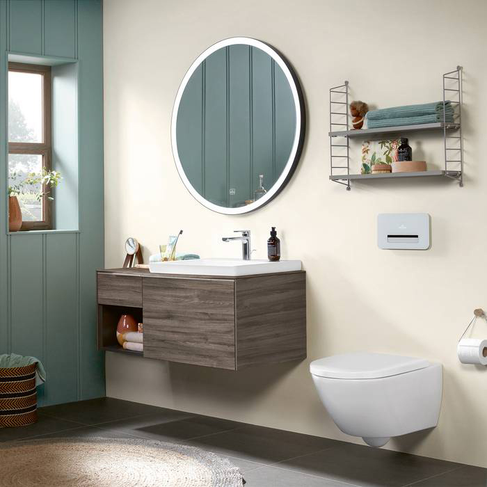 Villeroy&Boch Subway 3.0 Раковина 60х47х16.5см., 1 отв., подвесная, с переливом, цвет: альпийский белый