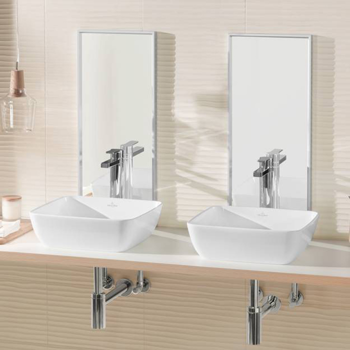 Villeroy&Boch Artis Раковина 41х41 см, без отв., без перелива, с антигрязевым покрытием CeramicPlus, цвет: белый